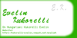 evelin kukorelli business card
